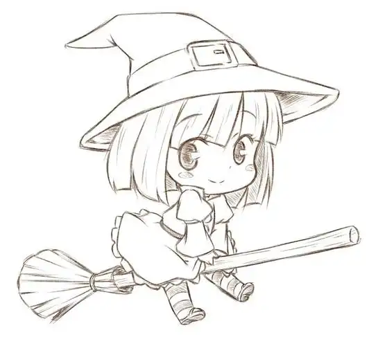 漫画少女线稿世界很复杂但你很可爱