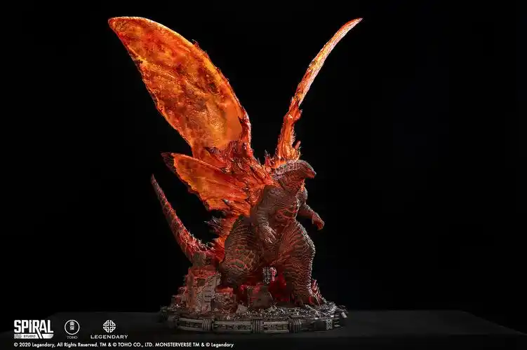 spiralstudio联合东宝传奇影业推出红莲哥斯拉雕像