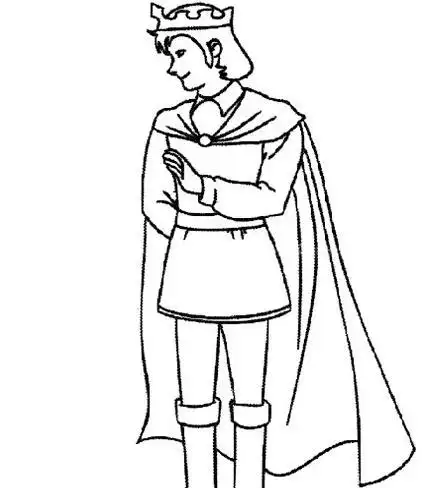 简单儿童画白马王子简笔画图片大全白马王子简笔画教程宝宝英文认知