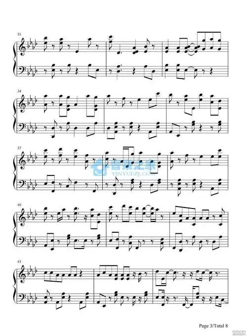 blackpink玩火简谱_play with fire black pink双手简谱预览 eop在线