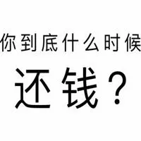 借钱还钱图片搞笑 年底欠债还钱带字图片【点击鼠标右键下载】