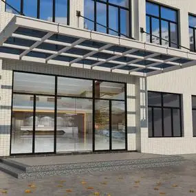 雨棚3d模型下载