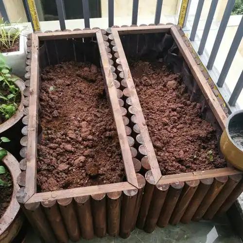 户外防腐木花箱长方形阳台种菜盆碳化实木花盆种树花槽大号种植箱