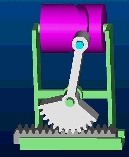 复杂的机械原理简单直观的机械动图告诉你间歇机构传动机构