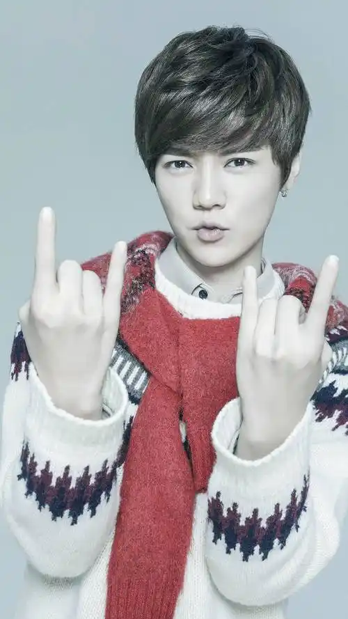 鹿晗,小鲜肉,明星帅哥,明星写真,手机壁纸小鲜肉鹿晗