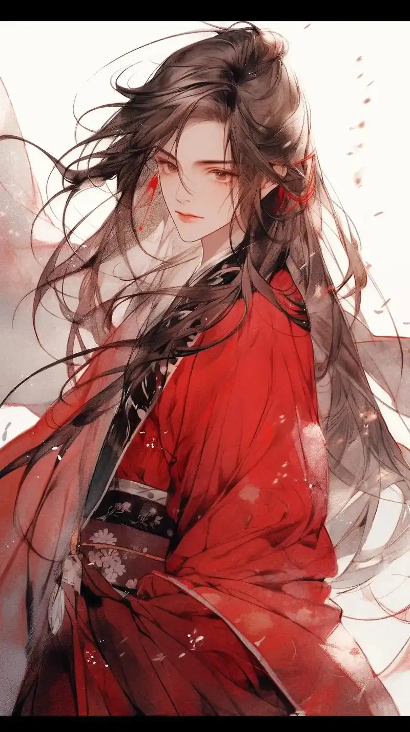 古风 #古风插画图集 #古风头像 #漫画 #红衣古装 - 抖音