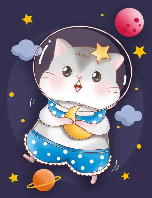 卡通仓鼠壁纸|插画|商业插画|mandy果 - 原创作品 - 站酷 (zcool)