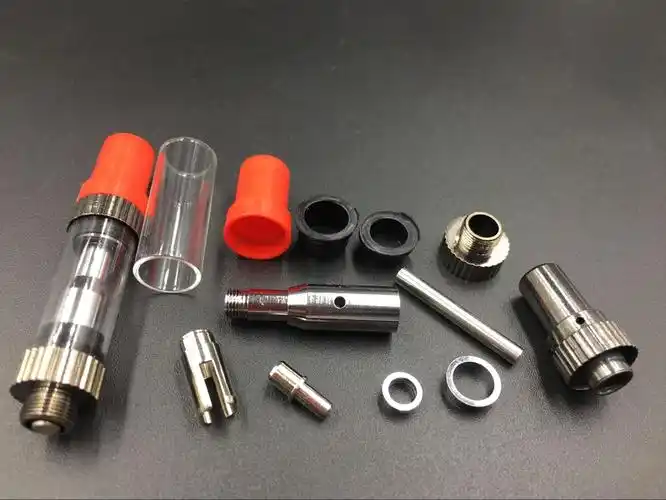 小红帽雾化器电子烟 配件xiink全套五金 cbd oil金属玻璃烟嘴图片