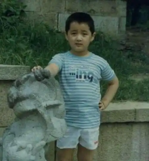 胡歌童年照大量曝光,白胖白胖的,胖子逆袭最成功的应该是他