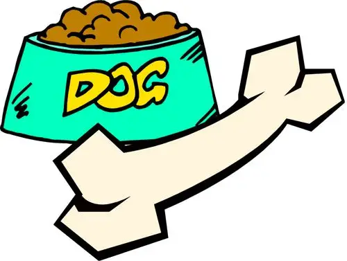 cartoon dog food