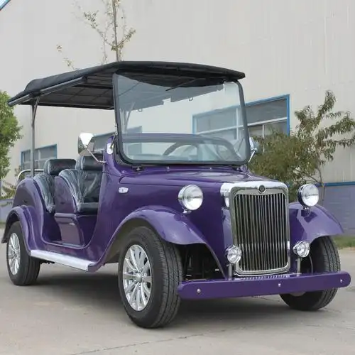 811座电动观光车四轮老爷车售楼处看房车楼盘接待旅游景区电瓶车