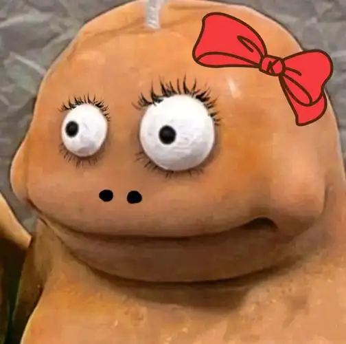 绿色小怪兽头像咖啡色吃土色头像