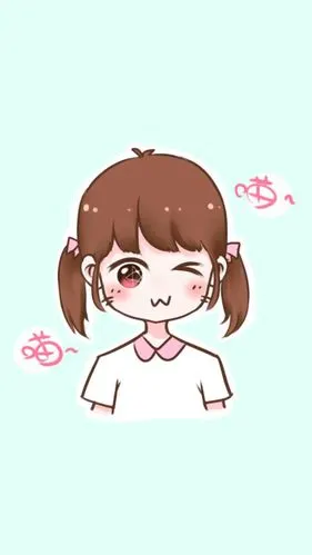 动漫手绘个性创意萌宠人物卡通唯美清新q图版本简约时尚布艺原创卡通