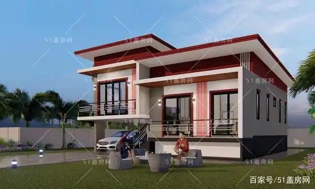 5x10.5米农村一层半小别墅图,这样设计采光好又防潮