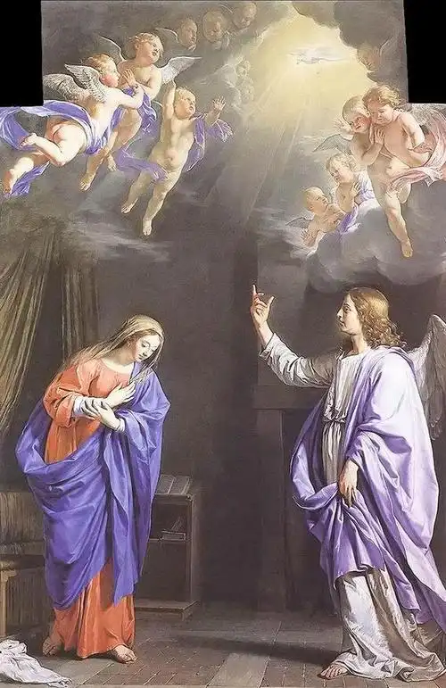 《天使报喜》:一个圣经里让很多画家都喜欢画的宗教主题故事