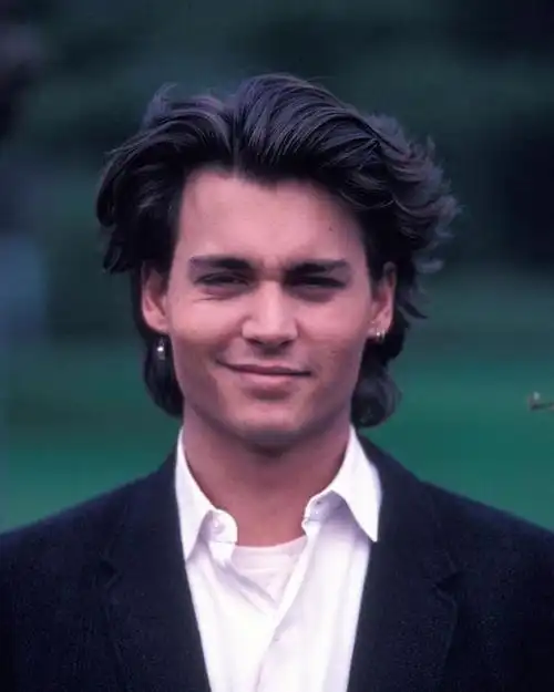 八十年代,约翰尼·德普.