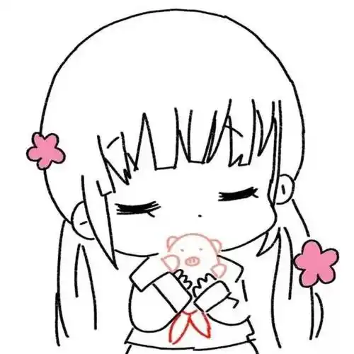 正文简笔画可爱卡通头像忙着可爱忙着长大愿做你可爱的小仙女简笔画