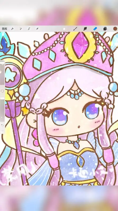 精灵梦叶罗丽#叶罗丽时希公主卡通画叶罗丽简笔画