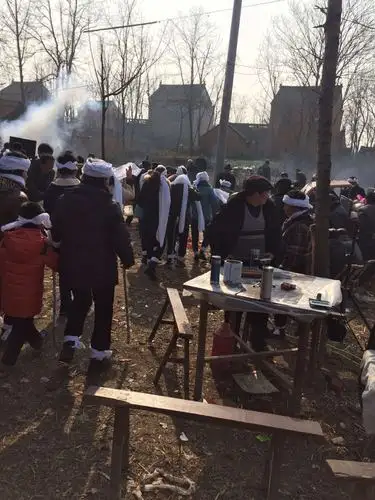 朝鲜战争伤残老兵的葬礼