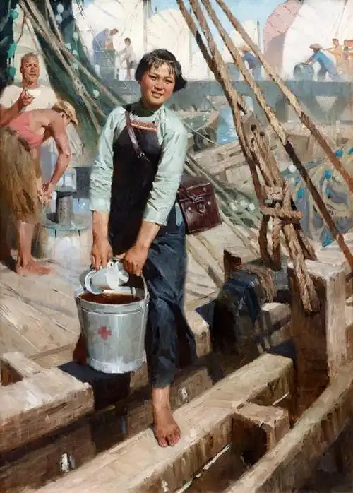 纯朴的心灵图像:中国美术馆藏中的劳动者形象(1)|油画|版画|中国画