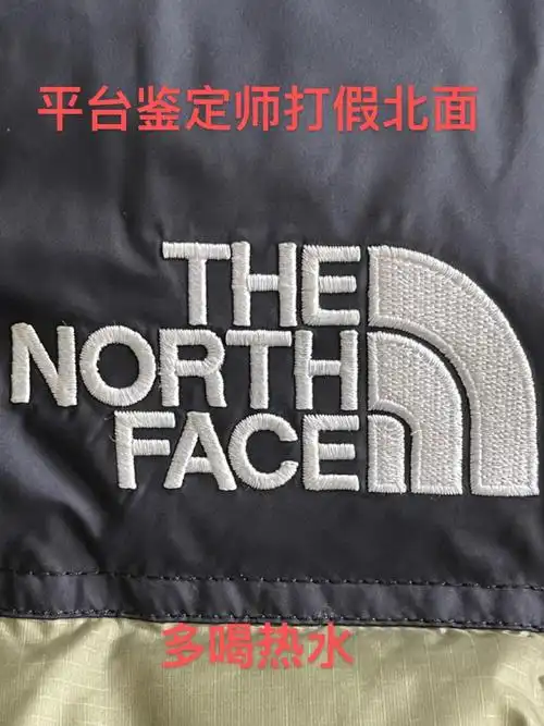北面1996羽绒服真假对比鉴定 平台鉴定师