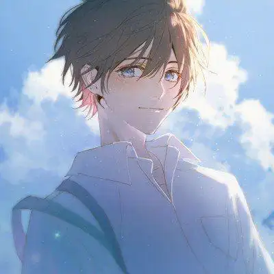 白尤动漫男头阳光