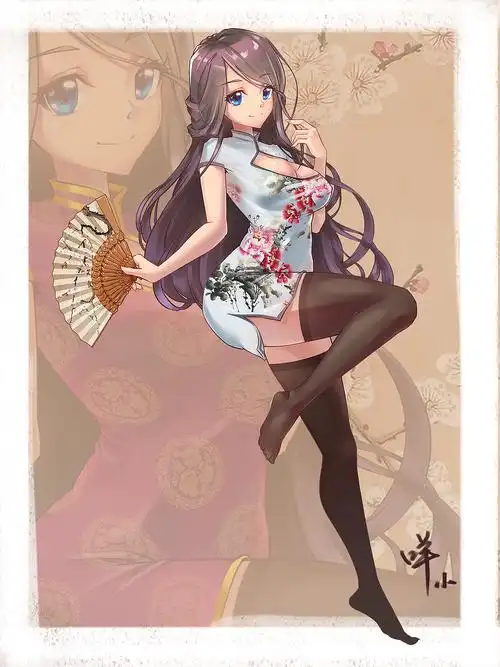 二次元旗袍美子