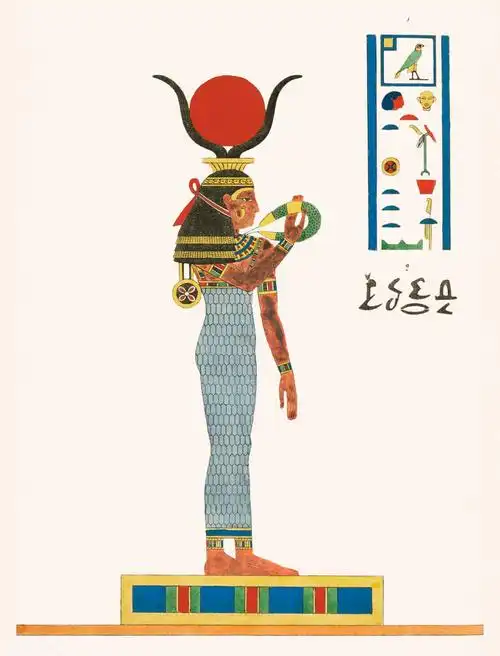 古埃及神话hathor哈托尔