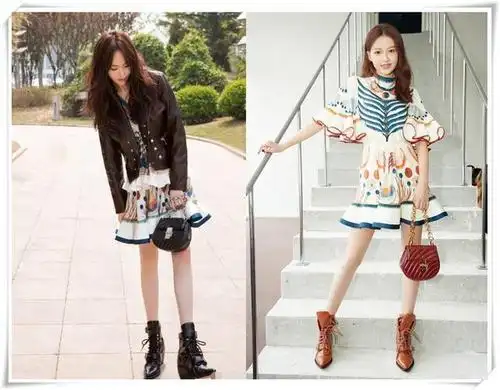 当唐嫣和孙怡撞衫同款连衣裙网友原来穿不穿外套差距这么大