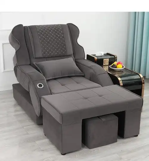 沙发躺椅电动美甲美睫椅子足疗店沐足洗脚沐足沙发 031【图片 价格