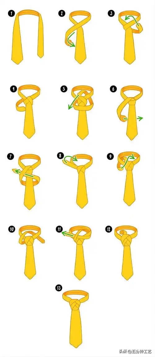 七种打领带的方法,有备无患!