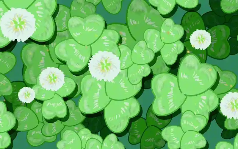 《绿夏》手绘高清壁纸