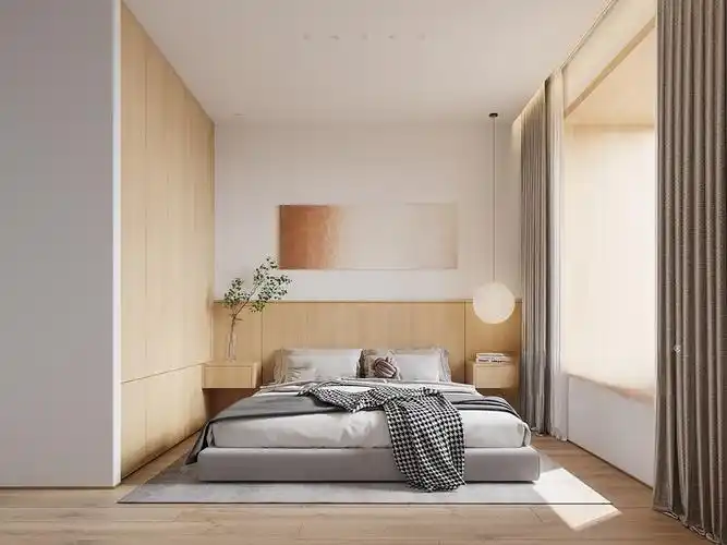 上海宝山经纬至臻豪庭156平日式风格三居室卧室装修效果图