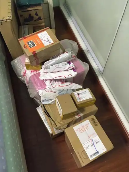 晒晒上周末两天收到的快递