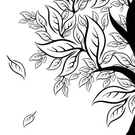 生命树简笔画图片