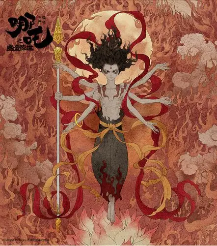 电影哪吒之魔童降世正版授权mover魔吻哪吒封印之乾坤圈手镯黄金手镯