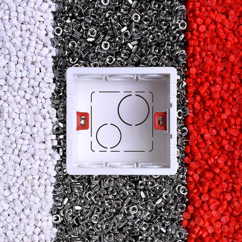 豪田10只线盒暗盒底盒86型暗装线盒明装接线盒插座开关盒电线盒子