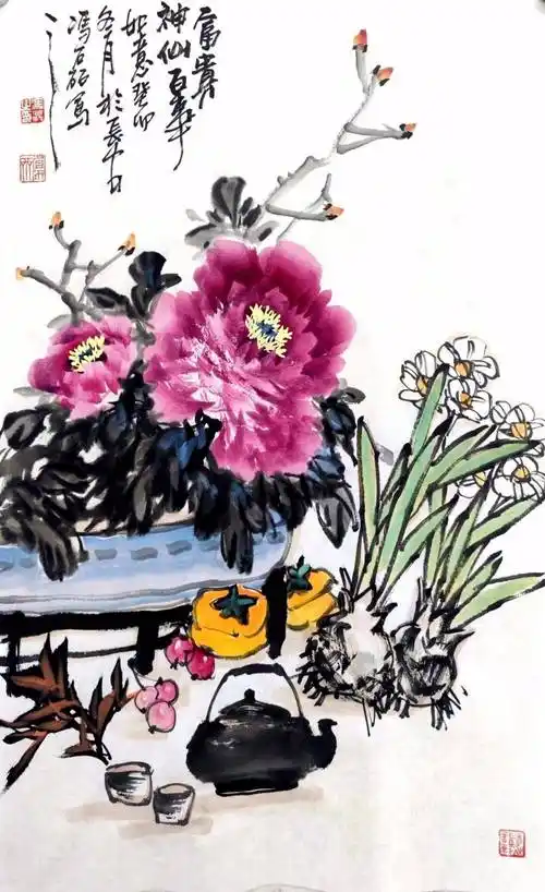 笔墨绘自然,艺术传心声——冯磊国画花鸟小品欣赏