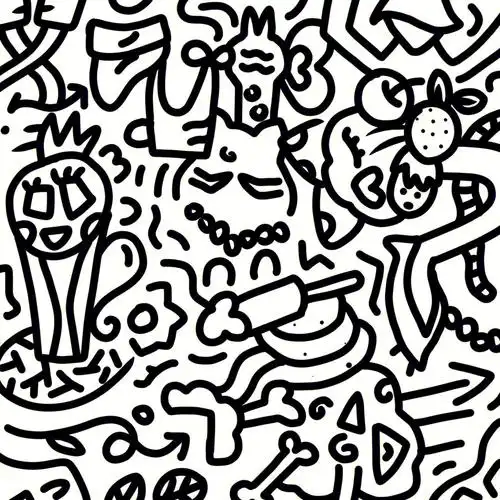 只此黑白涂鸦艺术