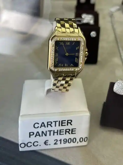 卡地亚带钻钻的手表
