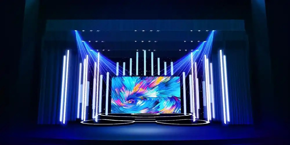 某小型音乐节舞美