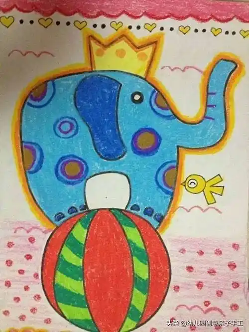 幼儿园儿童画(上百张幼儿园创意儿童画)