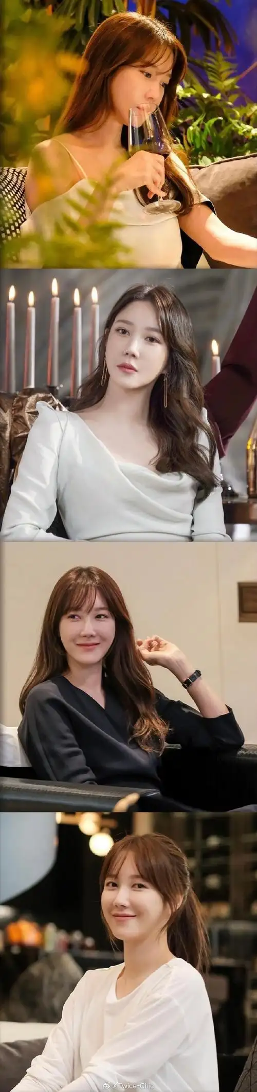 李智雅 |#顶楼#中饰演沈秀莲今年42岁身高168的优雅姐姐,如果剧内着装