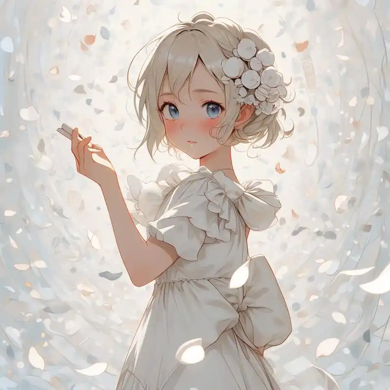 白色头像,谁不爱 分享一组白色系头像,干净温柔又治愈,真的超级喜欢