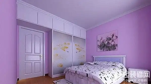 卧室装修颜色搭配 浅紫色的优雅生活