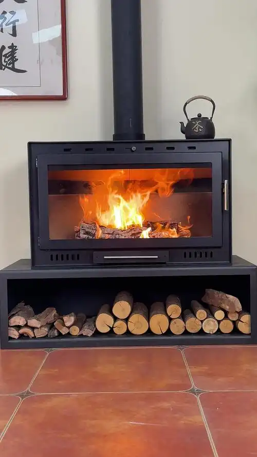 不允许你们不知道这款超省柴的真火壁炉