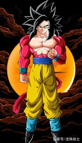 龙珠超四图集:造型最帅的赛亚人,悟空贝吉塔战力大爆发