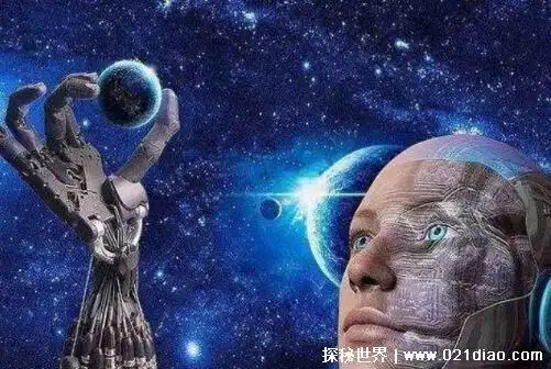 9000000亿年后的人类图片,高个头小脑袋的怪人(进化成更高阶的物种)