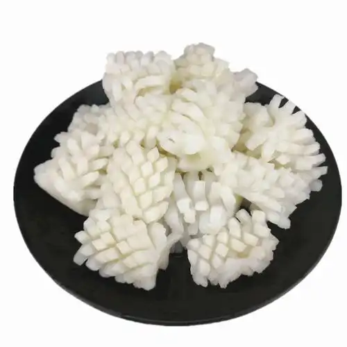 目鱼花5包新鲜冷冻墨鱼花鲜活冰冻海鲜鱿鱼卷火锅烧烤食材鱿鱼花