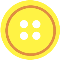 扣子纽扣卡通插画配饰